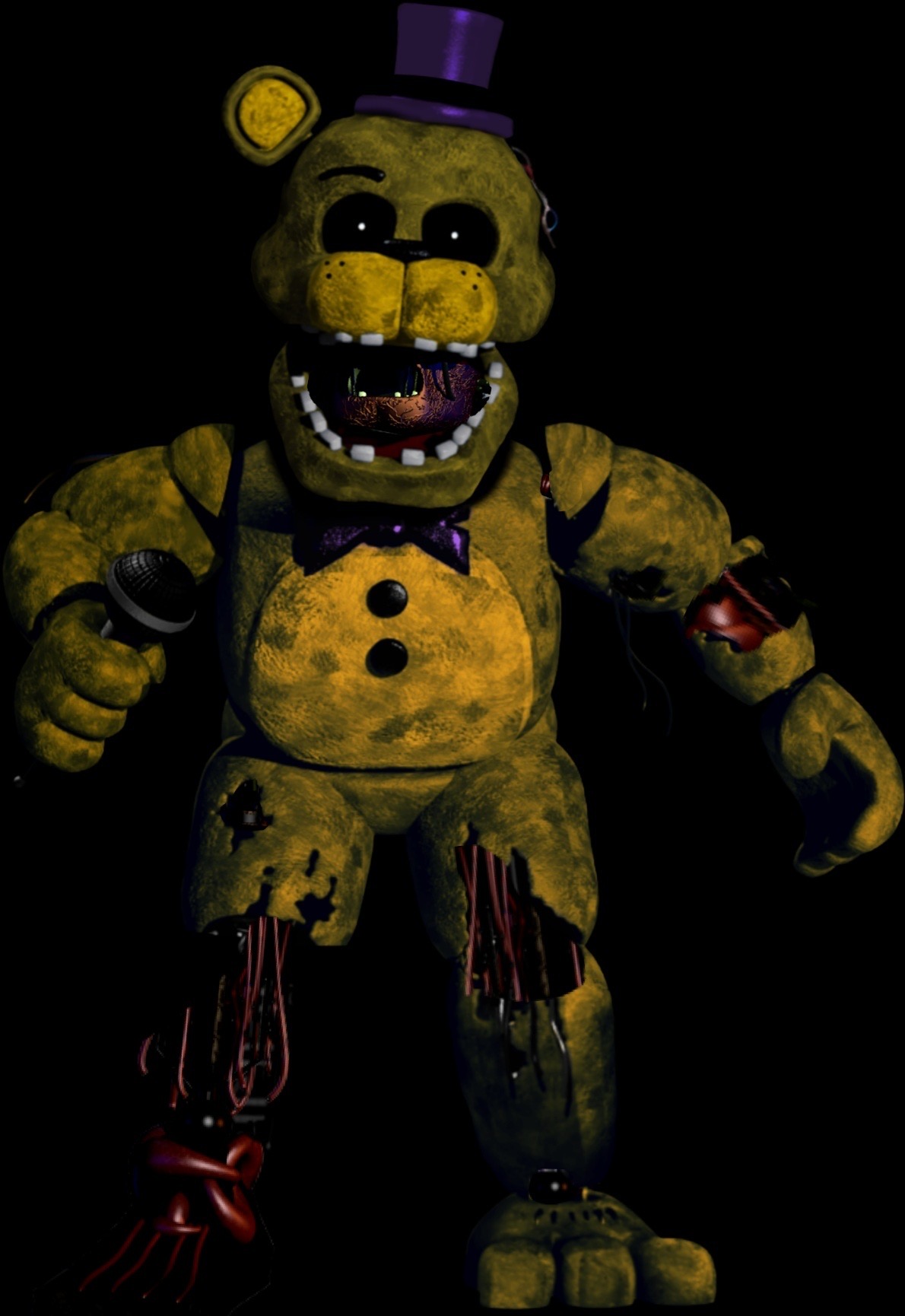 Fredbear Comes To Life.. TERRIFYING CHASE!
