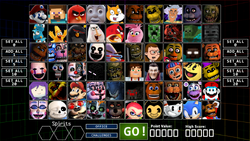 FNaF WORLD Multiplayer All 48 Characters Unlocked (All Animatronics) 