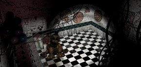 Kid's Cove (With Rare Golden Freddy Screen)