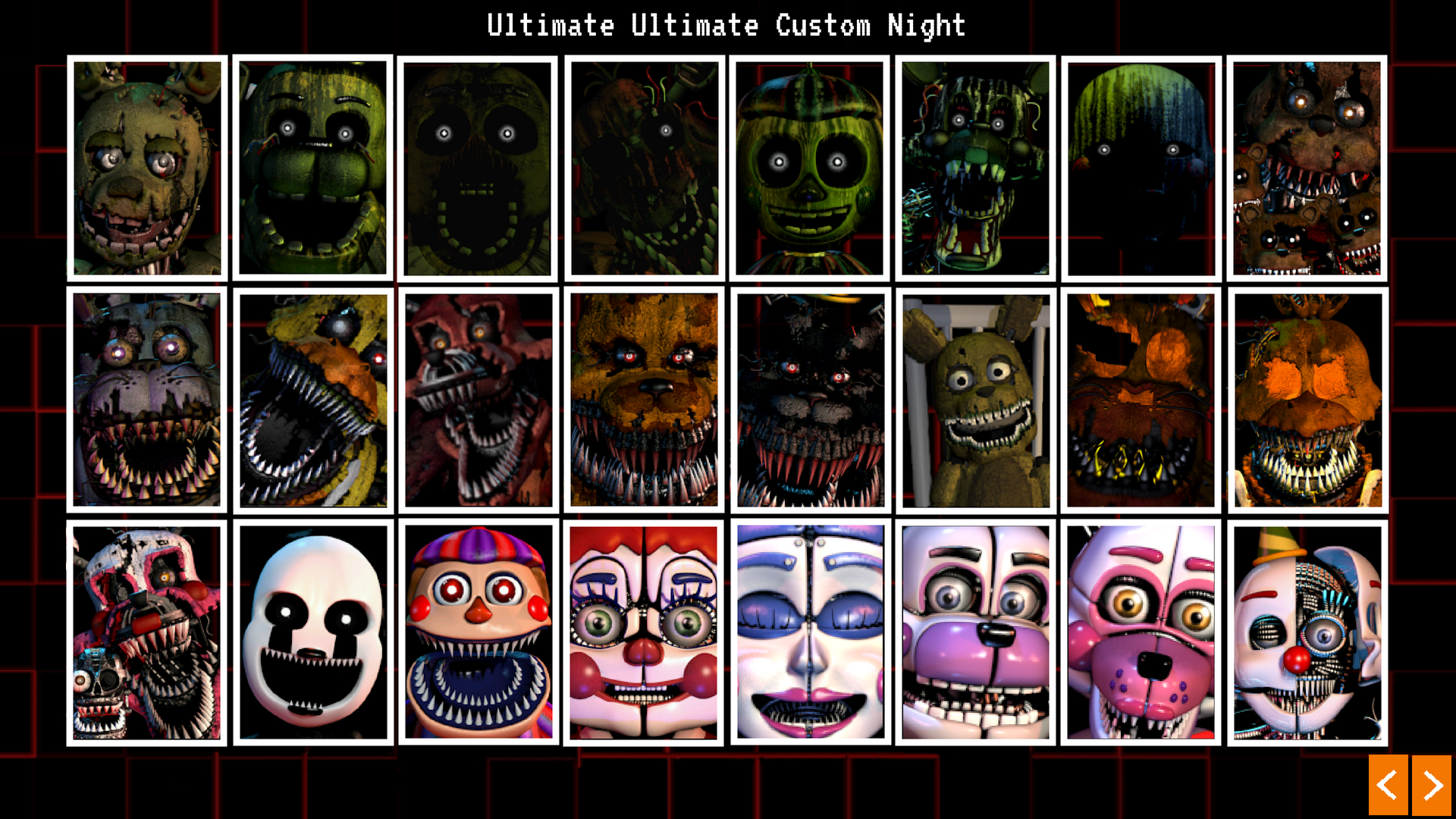 Mega Ultimate Custom night  Five Nights at Freddys PT/BR Amino