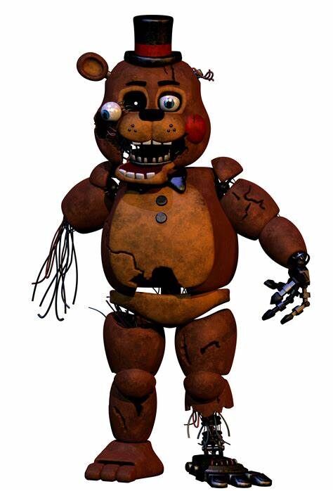 Withered Foxy VS toy freddy