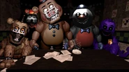 The cameo in the fake FNaF3 trailer.