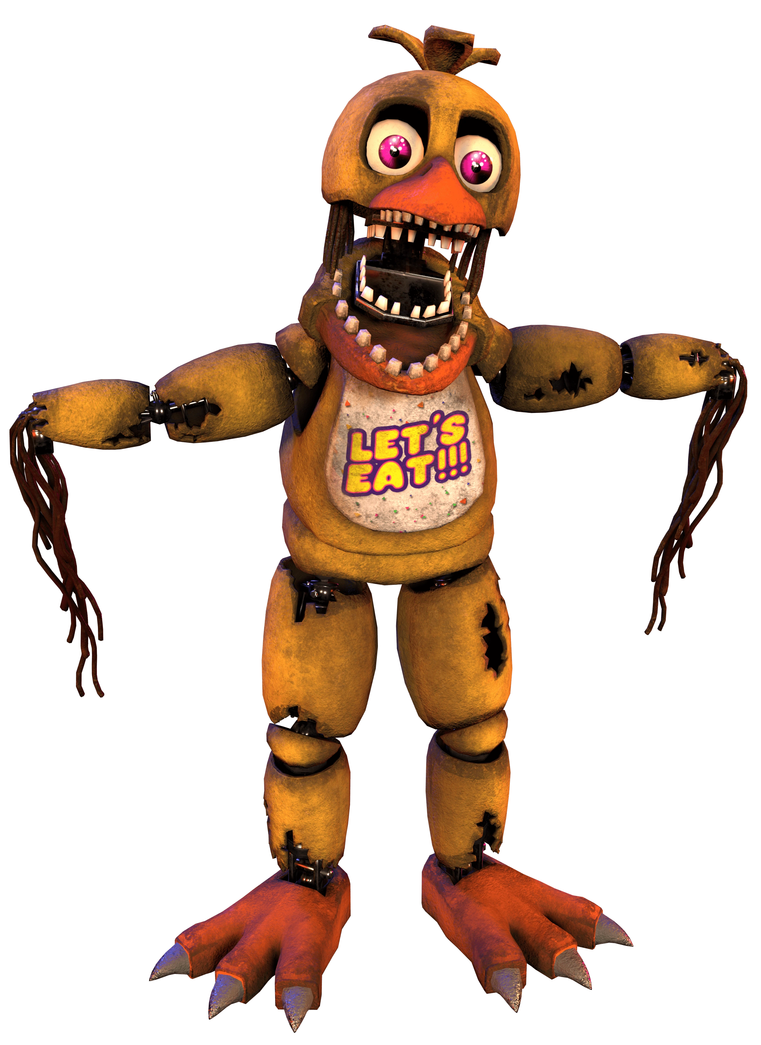 Withered Chica! : r/fivenightsatfreddys