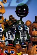 Фантом Марионетки на тизере FNAF World