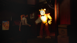 FNaF SB First Aid Vanessa Confronts Freddy Bright