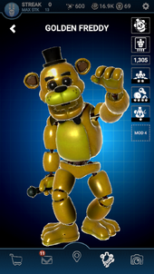 FNaF AR - Golden Freddy Frame