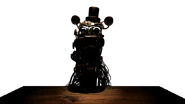 Molten Freddy nel suo stato ostile.