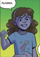 Alanna as she appears in the novels.