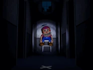 Nightmare BB torna sulla sedia, animato.