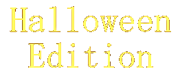 Il testo che appare nella schermata del titolo quando si accede all'edizione di Halloween.