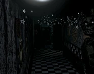 Springtrap su CAM 05, 1a posizione, luci spente.