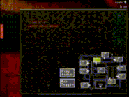 Animazione di Springtrap mentre spaventa il giocatore dal lato destro dell'ufficio