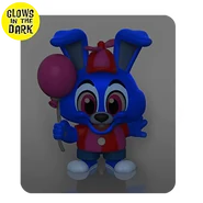 Un Mystery Mini Funko Balloon Bonnie che si illumina al buio.