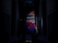 Nightmare BB seduto sulla X, animato.