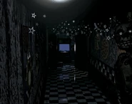 Springtrap su CAM 05, 1a posizione, luci accese.