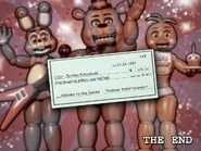 Jeremy receiving his paycheck from Five Nights at Freddy's 2.
