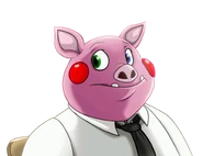 Pigpatch così come appare in una delle scene di Toy Chica: The High School Years.