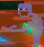 Lo sprite del minigioco di William Afton dal trailer.