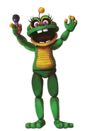 Illustrazione di Happy Frog dall'Enciclopedia.