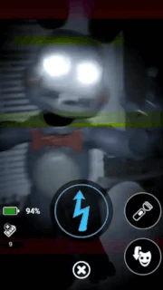 Toy Bonnie attacca il giocatore, animato.