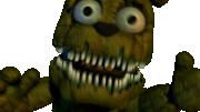 Plushtrap che attacca il giocatore, animato.