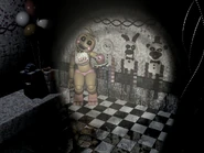 Render inutilizzato di Toy Chica nella Stanza delle Feste 4.