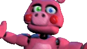 Pigpatch attacca il giocatore, animato.