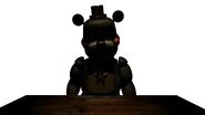 Lefty nella sua posizione neutrale.
