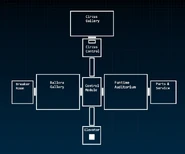 La mappa segreta trovata originariamente dai fan più devoti durante il rooting del codice sorgente di scottgames.com, prima del rilascio di "Sister Location".