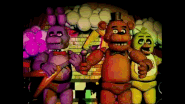 Freddy e la sua band si esibiscono dal trailer, animato.