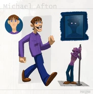 Fanart ufficiale di Michael Afton di Pinky Pills.