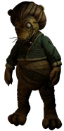 Rendering del costume da leone mascotte di RUIN.