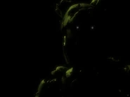 Uno dei violenti sussulti di Springtrap.