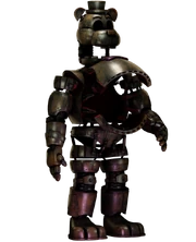 Il prototipo di Fredbear nel gioco.