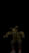 Springtrap spaventa il giocatore, animato.