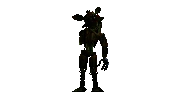 Jumpscare di Phantom Foxy, animato.