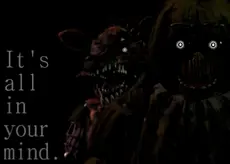 Phantom Chica e Phantom Foxy dal teaser "In your mind" di Five Nights at Freddy's 3.