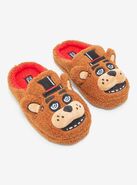 Plush slippers.