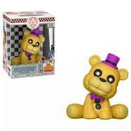 Fredbear peluche Arcade Vinyl Figure (anche se la scatola lo chiama Golden Freddy).