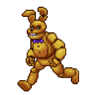 Il Coniglio Giallo che corre, animato.