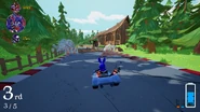 Bonnie alla guida in Fazbear Hills.