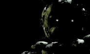 Springtrap nel menu principale del "gioco troll", animato.