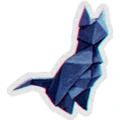 MyPOPGOES Origami Cat sticker.png (17 KB) Sticker Gatto Origami.