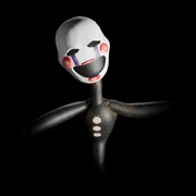 Il ritaglio del jumpscare del Puppet in Fazerblast: FNAF 2.