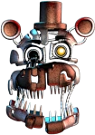 L'icona di Molten Freddy sul Monitor dei Condotti.