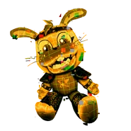 Peluche dorato AR di Bonnie