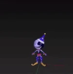Jumpscare inutilizzato del peluche di Luna, animato.