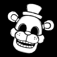 Illustrazione di Golden Freddy sull'icona dell'obiettivo "Sono io".