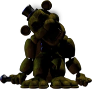 Texture di Golden Freddy in ufficio.