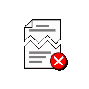 Icona animata per un file bloccato e corrotto da Glitchtrap.